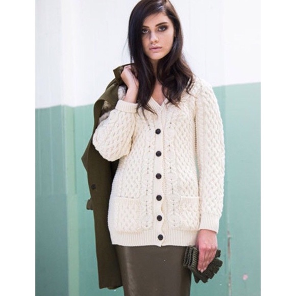 Aran Sweater Market Sweaters - Aran Sweater Co. Wool Cardigan